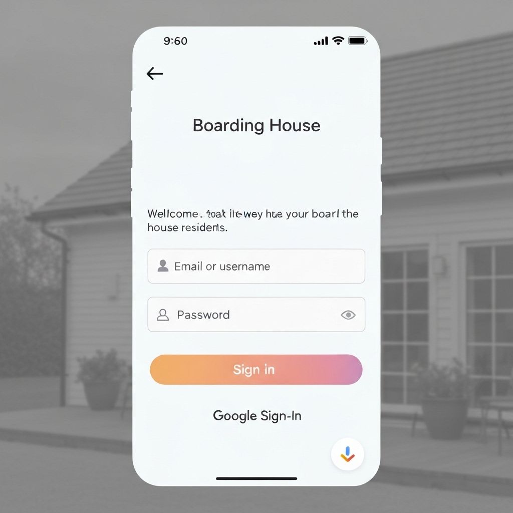 DellRoom App Login Screen